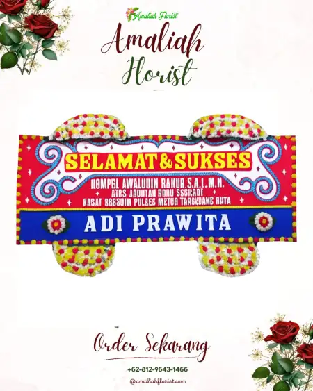 Papan Bunga Ucapan Selamat Sumurtawang